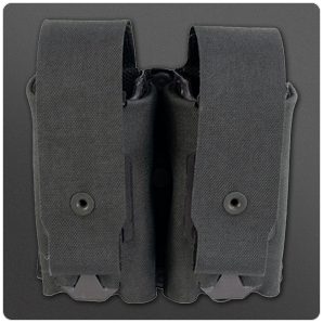 Double Pistol Mag Pouch  Tank Track™
with	Flap  