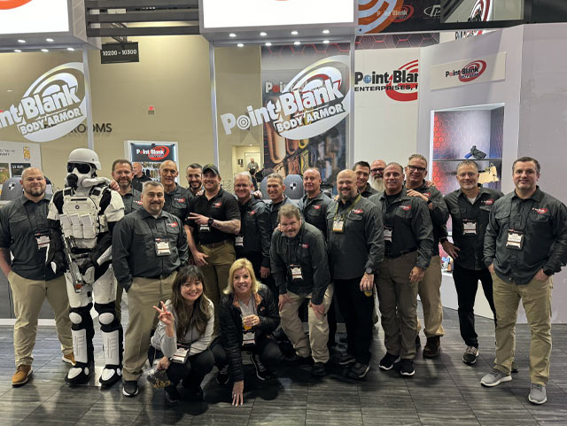 Point Blank team with our Houston PD SAVE, Taylor Roccafort.